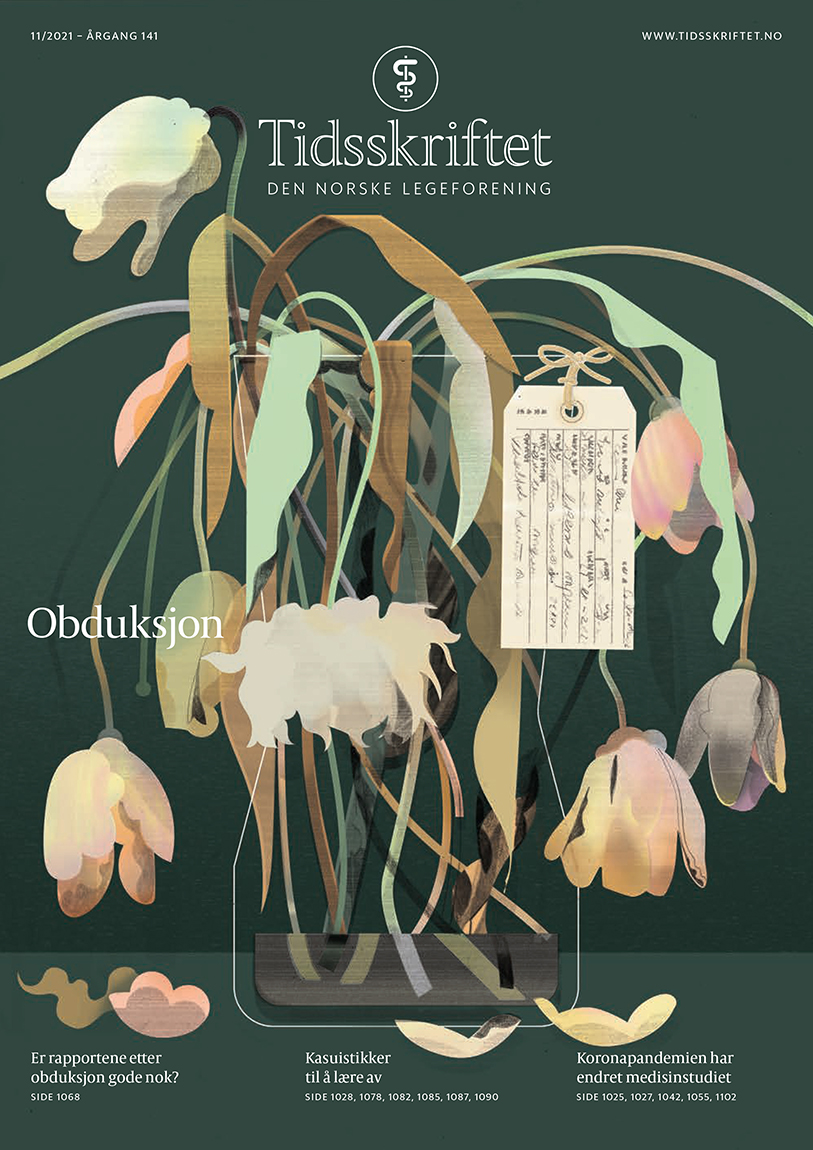 Cover_final_death-tidsskriftet_isabel-albertos Cover for the Norwegian Medical Journal